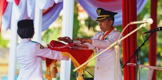 Upacara HUT RI ke 80 tingkat Kota Bogor berjalan Khidmat dan lancar